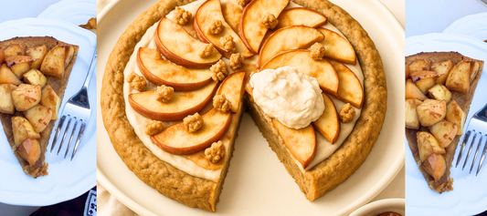 Apple Pie Pizza with Caramelized Apples – A Sweet & Nourishing Treat (for Breakfast or Dessert!)