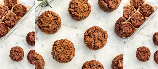 Golden Hour Mango Muffins (Vegan + Naturally Sweetened)