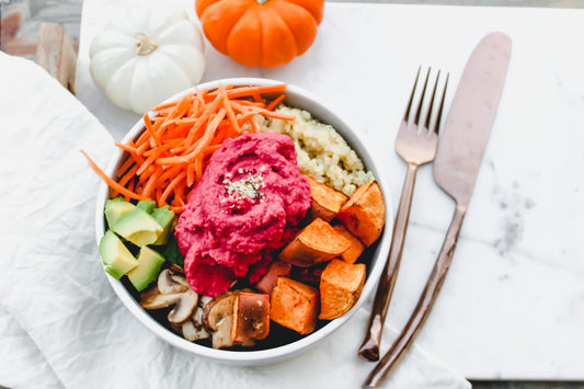 Oil-free Beet Hummus