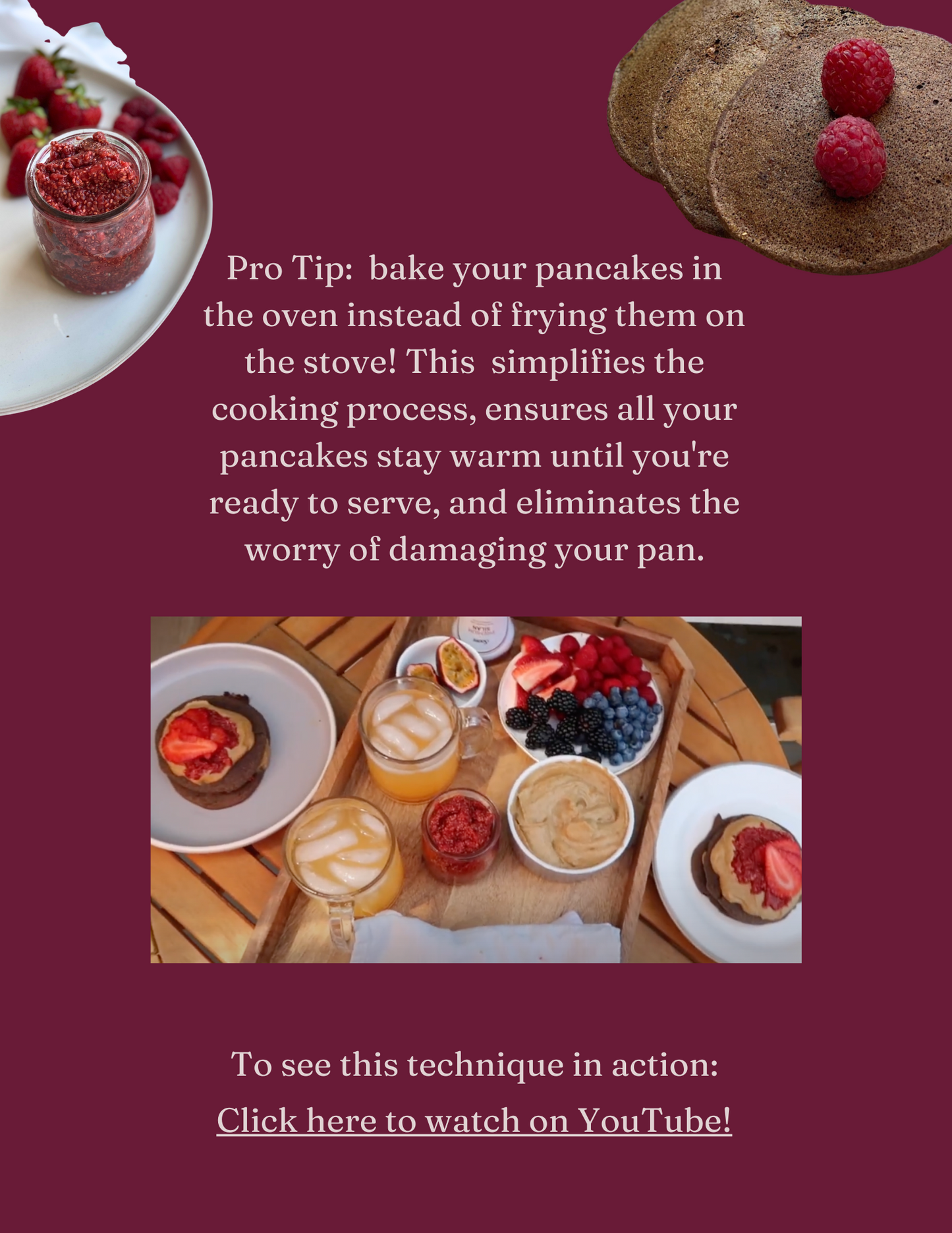 Pancakes 6 ways! Vegan, Gluten-Free, Fruit-Sweetened