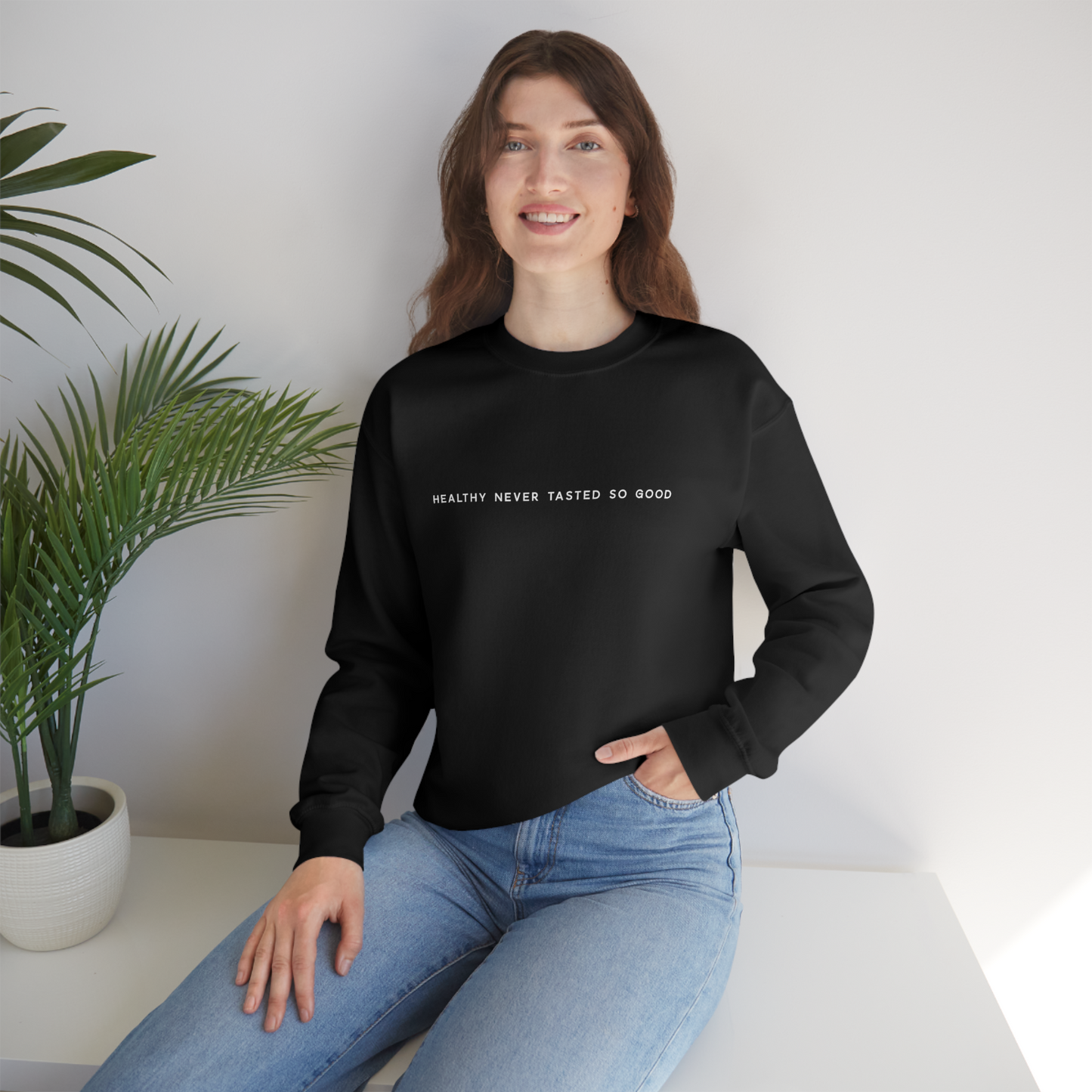 Cutest Crewneck: Comfort Meets Wellness Statement