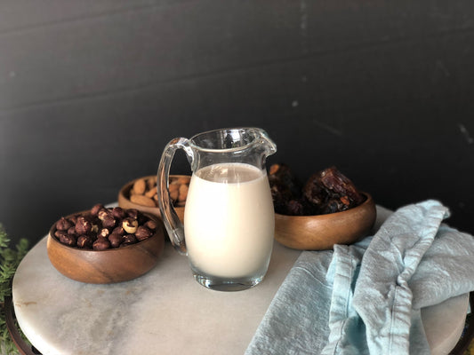 Homemade Vanilla Hazelnut Almond Milk