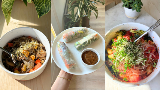 glass noodles three ways