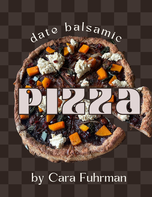 Date Balsamic Pizza Recipe: A High-Protein, Gluten-Free, Plant-Based Delight