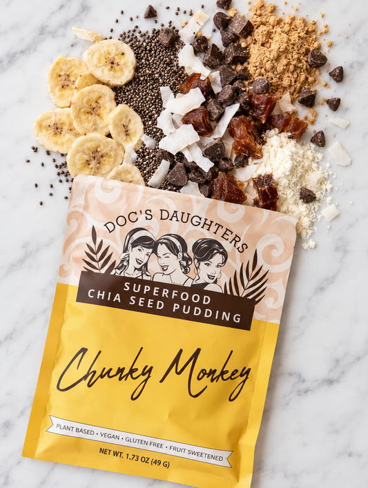 Chunky Monkey Chia Seed Pudding (6 or 12 Bags)