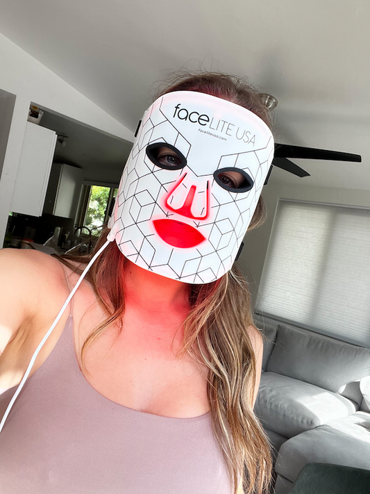 LED Face Mask: Premium Anti-Aging Light Therapy