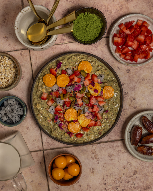 Strawberry Matcha Superfood Overnight Oats (6 or 12 bags)