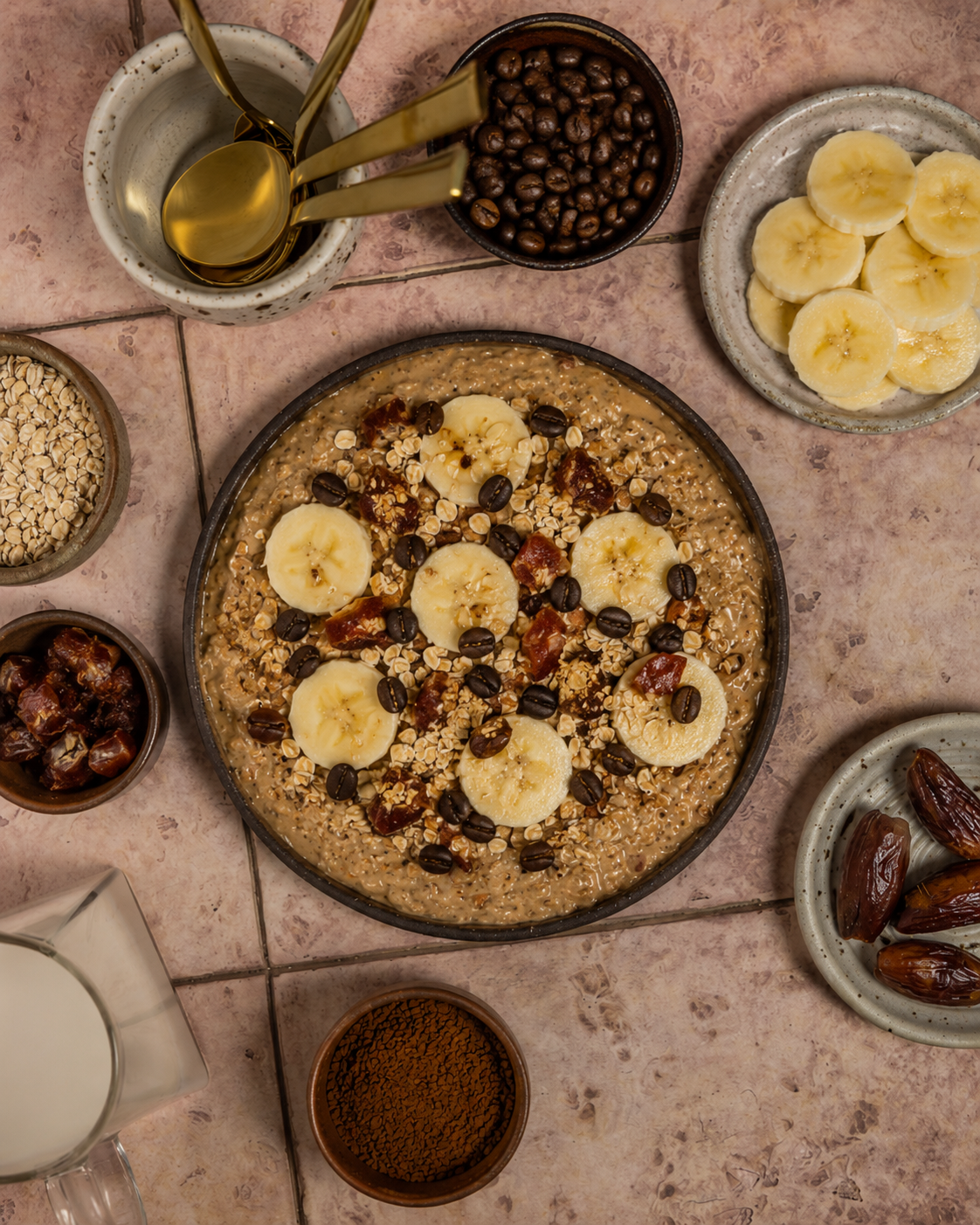 Banana Coffee Superfood Overnight Oats (6 or 12 bags)